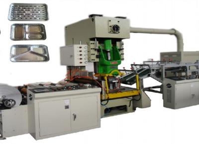 China Aluminium Foil Container Making Machine With Stacker Feeding Machine SIEMENS PLC for sale