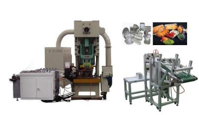 China Disposable Aluminium Foil Container Making Machine / Lid Making Machine automatically for sale