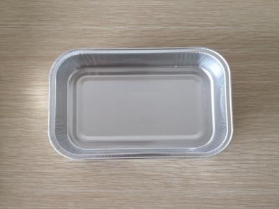 China Smooth Wall Rectangle Aluminum Foil Disposable Casserole Dishes For Airline Catering for sale