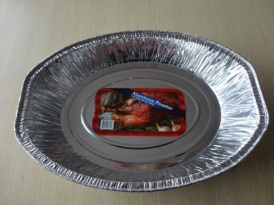 China Nahrungsmittelgrad-Aluminiumfolie, die Pan/Behälter für Cristmas-Hühnerbacken brät zu verkaufen