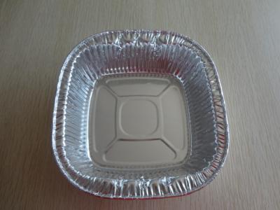 China Square Stackable Aluminum Foil Takeaway Containers Recycling For Instant Noodles for sale