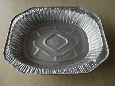 China Aluminiumfolie-Backform-/Brathähnchen-Aluminiumfolie-Behälter-natürliche Größe nach Maß zu verkaufen