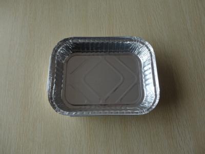 China 0.07mm Rectangle aluminum food storage containers half size for baking convenient for sale