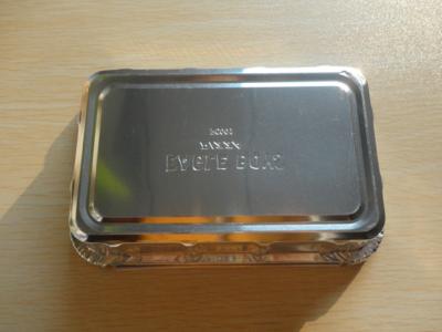 China Rectangle Aluminium Foil trays Pollution Free For Barbecue , Aluminium Food Trays for sale