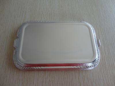 China Rectangle Food grade Aluminum foil lid for food packing , baking , heating for sale