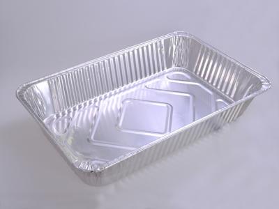 China Eco-Friendly Alumiinum Foil Serving Trays Stackable Catering For Food heating 10L for sale