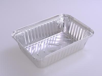 China Food Grade Aluminum Foil Serving Trays Different Shapes Of Takeaway For Cooking for sale