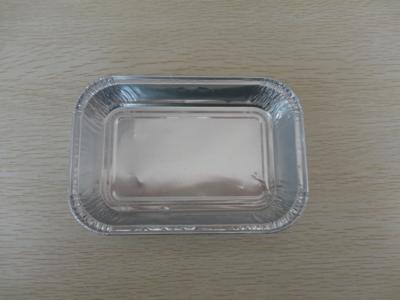 China Food grade takeaway foil containers heat sealable Rectangle for fast food recyclable for sale