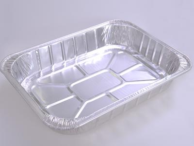 China Picknick-u. Partei-Aluminiumfolie, welche Dampftabellenwanne Pans die tiefe Wegwerf für das Backen brät zu verkaufen