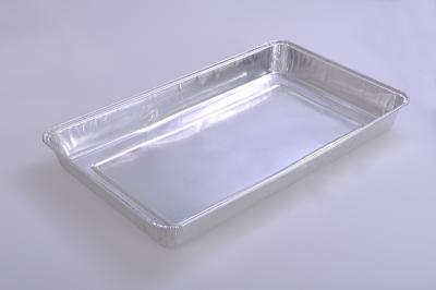 China Rectangle Foil Casserole Dishes For Pet Food With Cover , Aluminum Foil Trays for sale