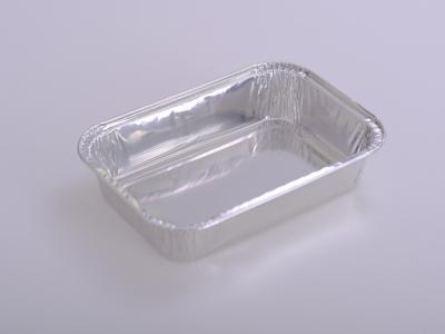 China Food Grade Aluminum Foil Airline Food Container Without Lacquered For Airline Food Meal for sale