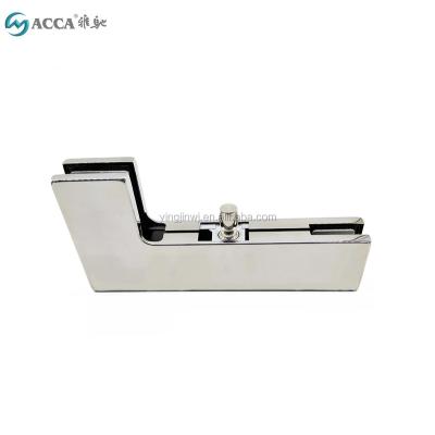 China Modern Professional Manufacturer Big L Shape Door Stainless Steel Door Clamp Frameless Glass Patch Fixture for sale