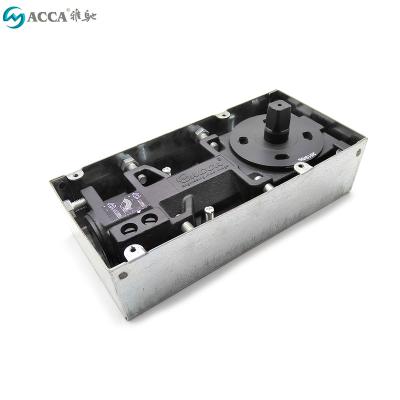 China Double Cylinder Magnetic Floor Hinge Pivot Modern Glass Door Floor Spring for sale