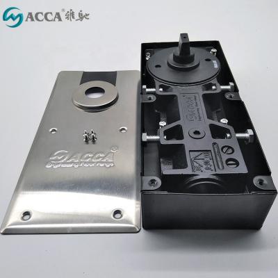 China Cylinder Door Modern Manufacturing Simple Hardware Fitting Hydraulic Pivot Floor Hinge Stainless Steel Floor Spring for sale