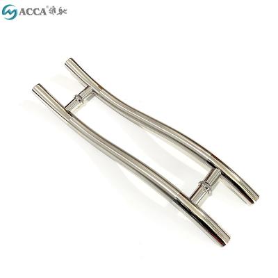 China Easy Installation S Type Exterior Mirror Door Pull Handle Customized Stainless Steel Luxury Door Handle for sale