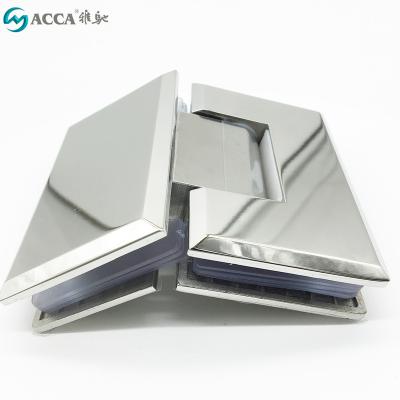 China Durable China Manufacturer Glass To Glass Hinge Stainless Steel Shower Pivot Door Hinge for sale