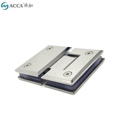 China Durable 180 Degree Stainless Steel Shower Pivot Door Hinge Bathroom Shower Glass Hinge for sale