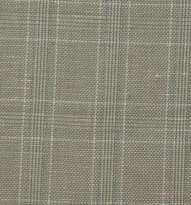 China Anti Pill Wholesale Twill  Check Cotton and Linen Fabric for Men's Casual Blazer Jacket and  Pants for sale