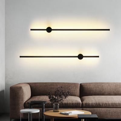 China Modern Decoration Indoor Lighting Modern Outdoor Wall Lamp Waterproof Long Strip Led Wall Light for Home Corridor Lighting Decorative Modern Art Bedroom W for sale