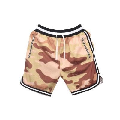 China Camouflage Breathable Stylish Shorts For Basketball Mesh Basketball Shorts With Pockets Custom Made For Men for sale