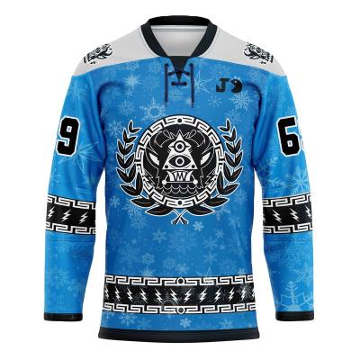 China Shirts & Main 2022 new empty practice hockey jerseys from professional manufacturers, single MOQ 5pcs ice hockey shirts with UK size for sale