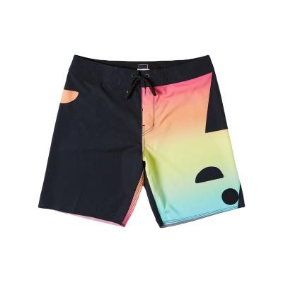 China Simple Pattern Plus Size Geometry Surfing Shorts Beach Shorts OEM Custom Mens Swim Trunk With Pocket for sale