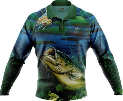 China SPF 50+ Antibacterial Cheap Long Sleeve Fishing Shirt , Advanced Customization Polo Fishing Shirts Clothes for sale