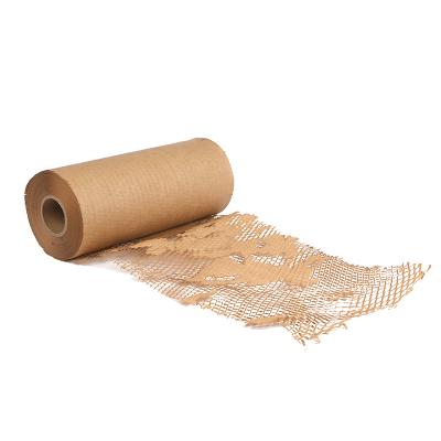 China Biodegradable High Strength Protective Honeycomb Kraft Paper Roll 120g Honeycomb Packaging Paper for sale