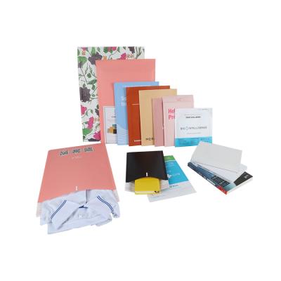 China Factory Waterproof Custom White Kraft Paper Bubble Mailers Pink Shopping Bags for sale