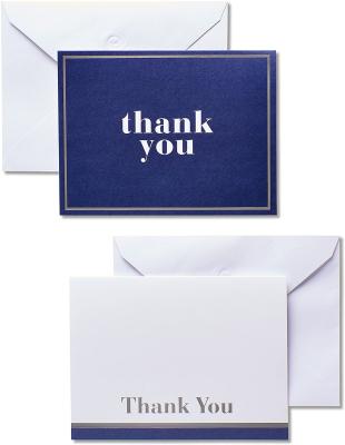 China High Quality Recyclable XMC-Custom Thank You Note Greeting Cards for sale