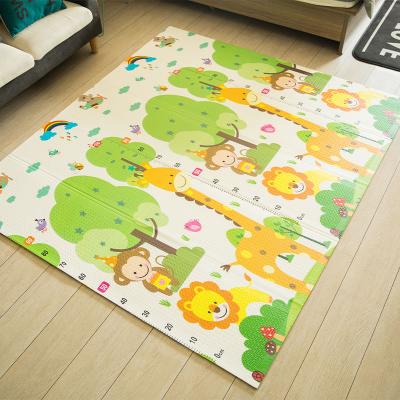 China XPE Eco-friendly Foam Folding Soft Mat Playmat Waterproof For Kids Living Room 180*200cm Play Crawling Mat for sale