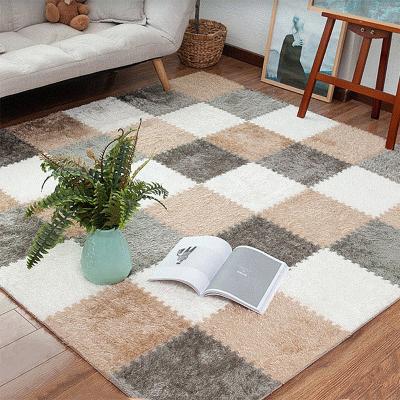 China Aji Carpet Living Room Washable Fluffy Soft And Comfortable Bedroom Suede Mat Baby Carpet Floor Mat Playmat Alfonbra for sale