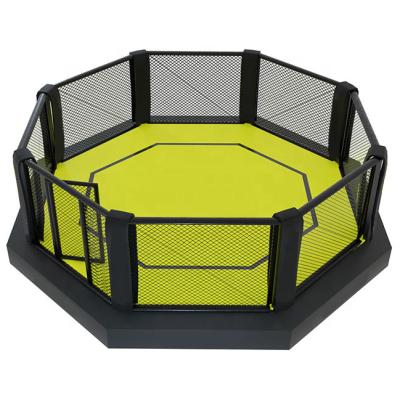 China Aji Pro Training Equipment Martial Arts Ring Cage Octagon Wrestle Cage Octagonal Boxing Wrestling Ring Mma Cage Professional Wrestling Sale for sale