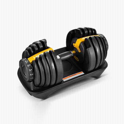 China Fitness Home Use Aji Weight Gym Equipment Dumbells Set Adjustable Dumbbell Cast Iron Rubber Free Weights Haltere Musculation Reglable for sale