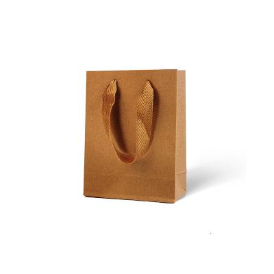 China Custom Personality Logo Printed Recyclable Luxury Paper Shopping Bags Yaochen Boutique Packaging Gift Bags With Ribbon Handles for sale