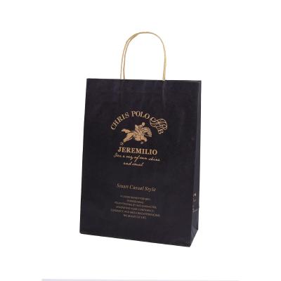 China Recycled Materials Yaochen Wholesale Kraft Paper Luxury Shopping Paper Bag With Twisted Colorful Printed Personality Logo String Handle Design Gift Bags for sale