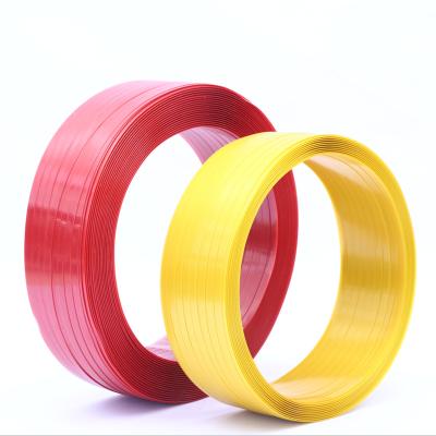 China Packing Machine 240kg-1100kg Tensile Strength Plastic Strap Belt Rolls Heavy Stuff Packing PET Wrapping Strapping Band for sale