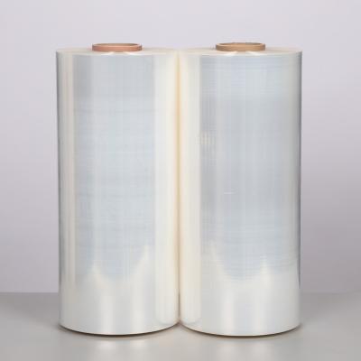 China Factory price moisture proof pe pallet shrink wrap film polyethylene hand stretch wrap plastic wrapping film for sale