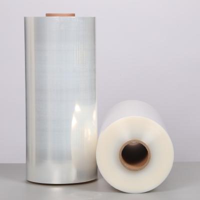 China Transparent LLDPE Shrink Stretch Wrap Film Roll PE Film Moisture Proof Industrial Packaging Protective Plastic Film for sale