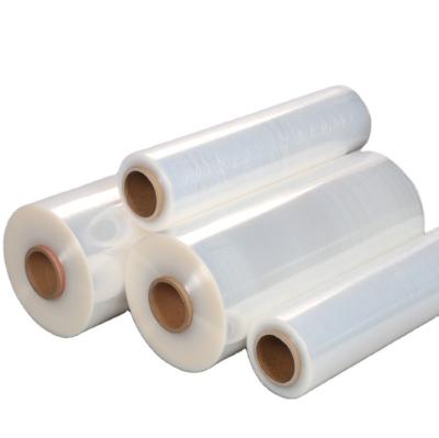 China Moisture Proof Customize Width Industrial Hand Wrapping Film lldpe Pallet Wrapping Transparent Shrink Wrap Stretch Film for sale