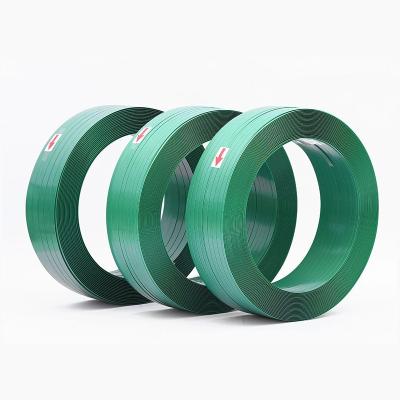 China Eco - Friendly PET Tape Roll Strapping Plastic Steel Packing Belt Pet Packing Tape for sale