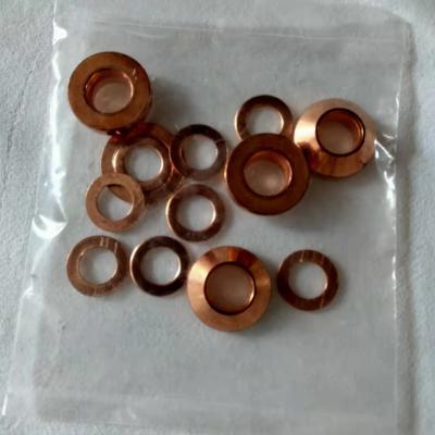 China metal injector copper gasket for isuzu 4be1 engine 4jg2 4hf1 gasket for sale