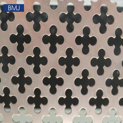 China Corrosion Resistance 1mm Hole Perforated Metal Mesh Perforated Plate for sale