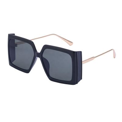 China Wholesale High Quality Hot Sun Glass Travel Fally Tendedor Square Sunglasses UV400 Luxury Oversized Frame Sunglass for sale