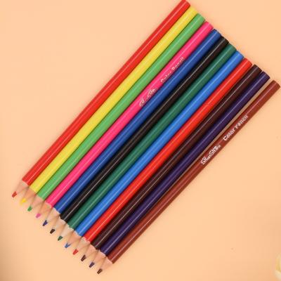 China Drawing Writing 12 Pcs Color Plastic Pencil for sale