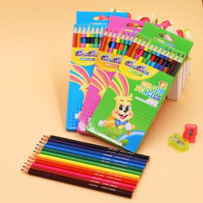 China Drawing Writing 12 Color Pencil In A Box , Pass EN71 Certificate for sale