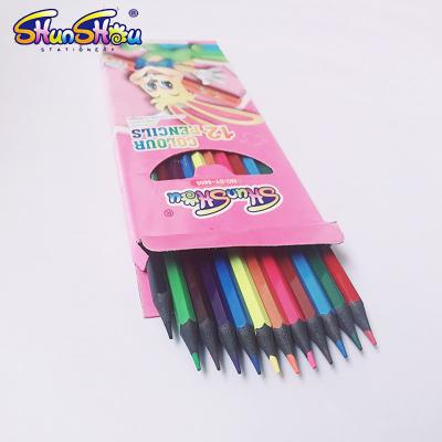 China Mordern Schools Wholesale Woodless Stationery Custom Colored Pencil Plastic for sale