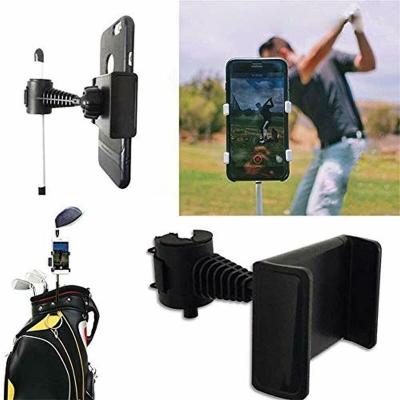 China Fit All Sizes 2020 Smartphone New Golf Phone Holder For Golf Club And Golf Alignment Stick for sale