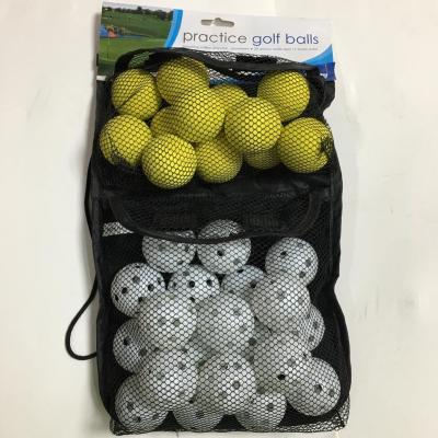 China Lightweight and durable. Black Golf Balls Mesh Storage Bag for storing golf balls, ping pong for sale