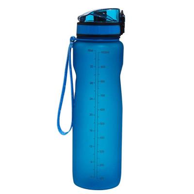 China 20oz 30oz Plastic Tritan Water Bottle Viable Sport Bottle Leak Proof Tritan With Measuring Line for sale